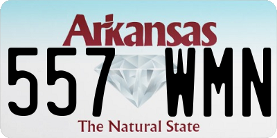 AR license plate 557WMN
