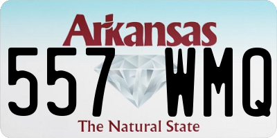 AR license plate 557WMQ
