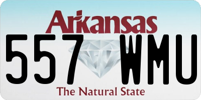 AR license plate 557WMU