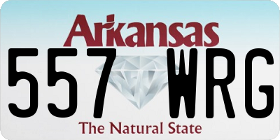 AR license plate 557WRG