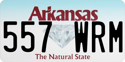 AR license plate 557WRM