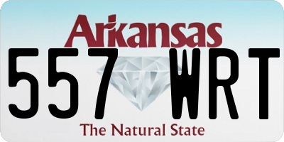 AR license plate 557WRT