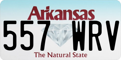 AR license plate 557WRV