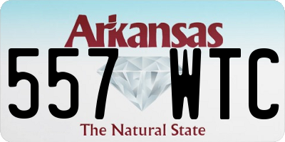 AR license plate 557WTC