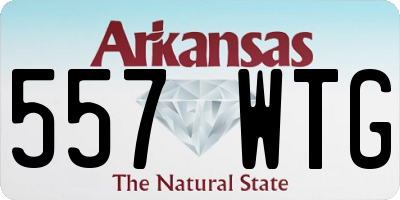 AR license plate 557WTG