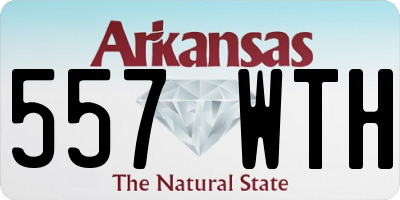 AR license plate 557WTH