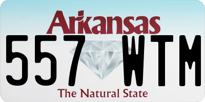 AR license plate 557WTM