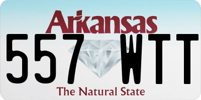 AR license plate 557WTT