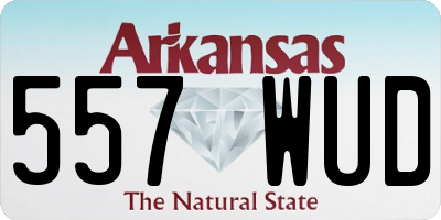 AR license plate 557WUD