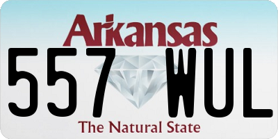 AR license plate 557WUL