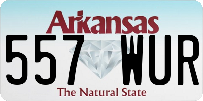 AR license plate 557WUR