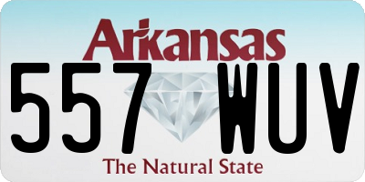 AR license plate 557WUV