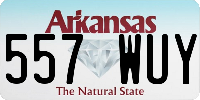 AR license plate 557WUY