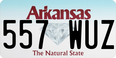 AR license plate 557WUZ