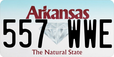 AR license plate 557WWE