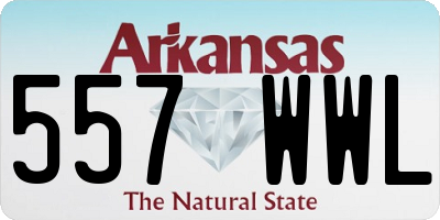 AR license plate 557WWL