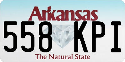 AR license plate 558KPI