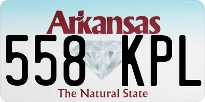 AR license plate 558KPL