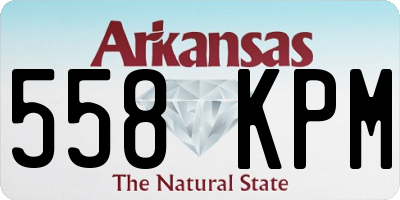 AR license plate 558KPM