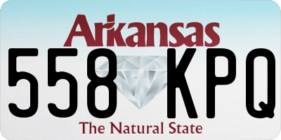 AR license plate 558KPQ