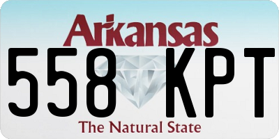 AR license plate 558KPT