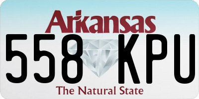 AR license plate 558KPU