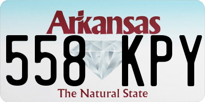 AR license plate 558KPY
