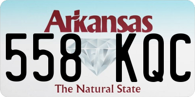 AR license plate 558KQC