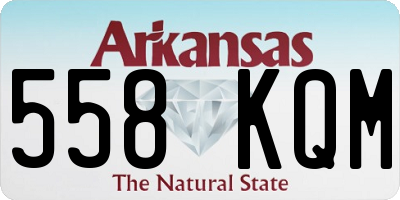 AR license plate 558KQM