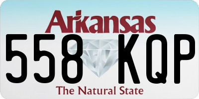 AR license plate 558KQP