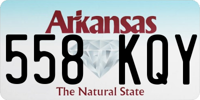 AR license plate 558KQY