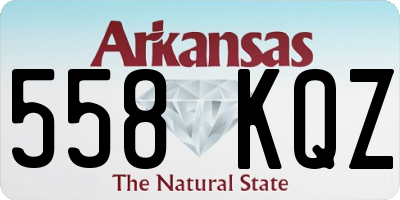 AR license plate 558KQZ