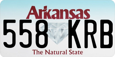 AR license plate 558KRB