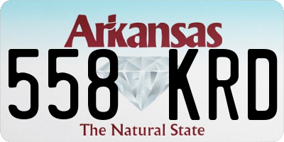 AR license plate 558KRD