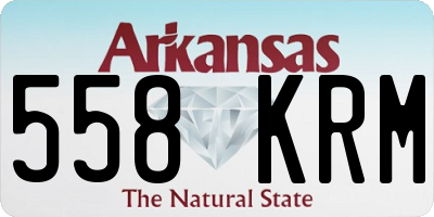 AR license plate 558KRM