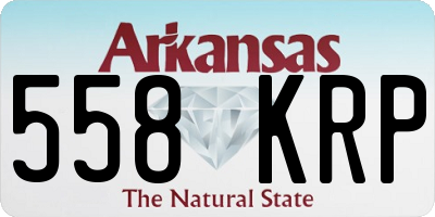 AR license plate 558KRP