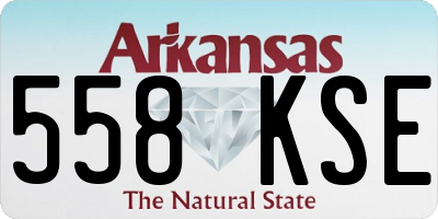 AR license plate 558KSE