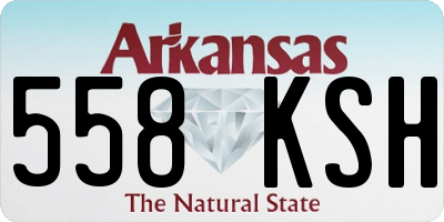 AR license plate 558KSH