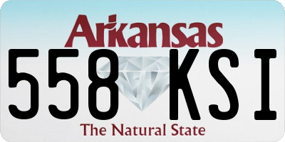 AR license plate 558KSI