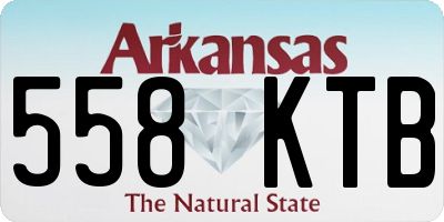 AR license plate 558KTB