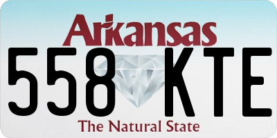 AR license plate 558KTE