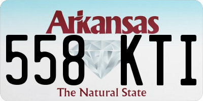 AR license plate 558KTI