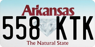 AR license plate 558KTK