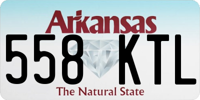 AR license plate 558KTL