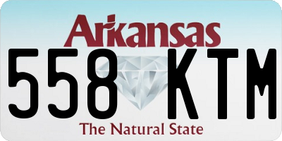 AR license plate 558KTM