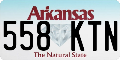 AR license plate 558KTN