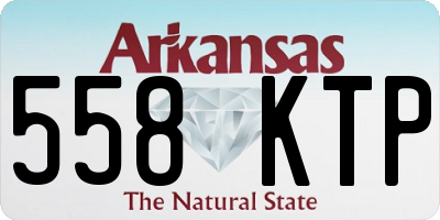 AR license plate 558KTP