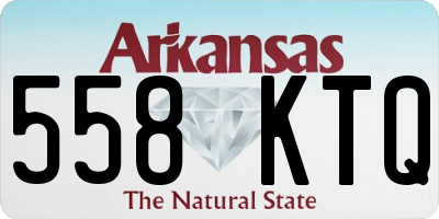 AR license plate 558KTQ