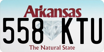 AR license plate 558KTU