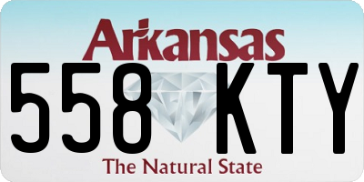 AR license plate 558KTY